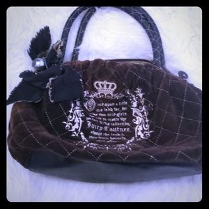 Juicy Couture in brown velvet